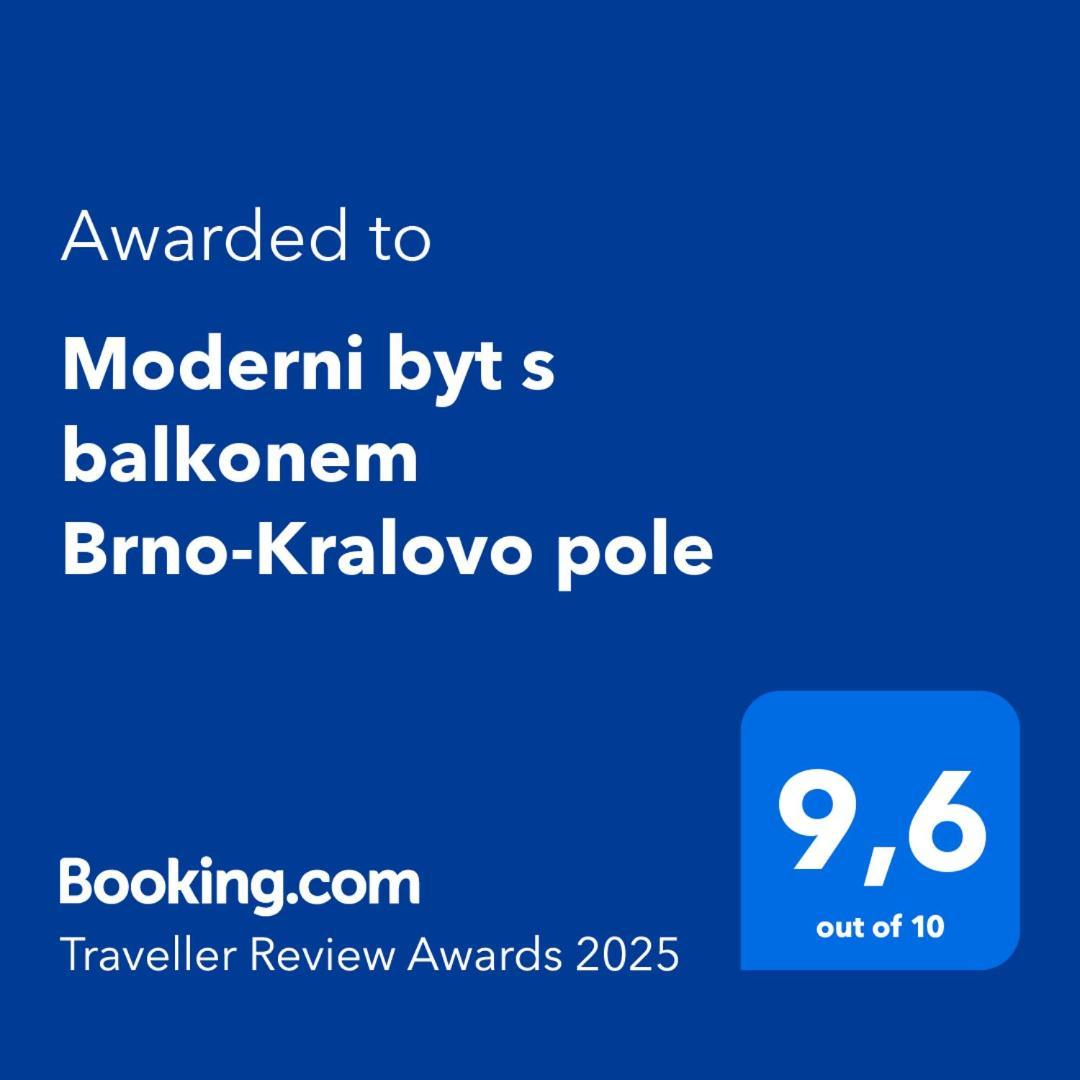 Moderni S Balkonem Brno-kralovo Pole Апартаменты Брно
